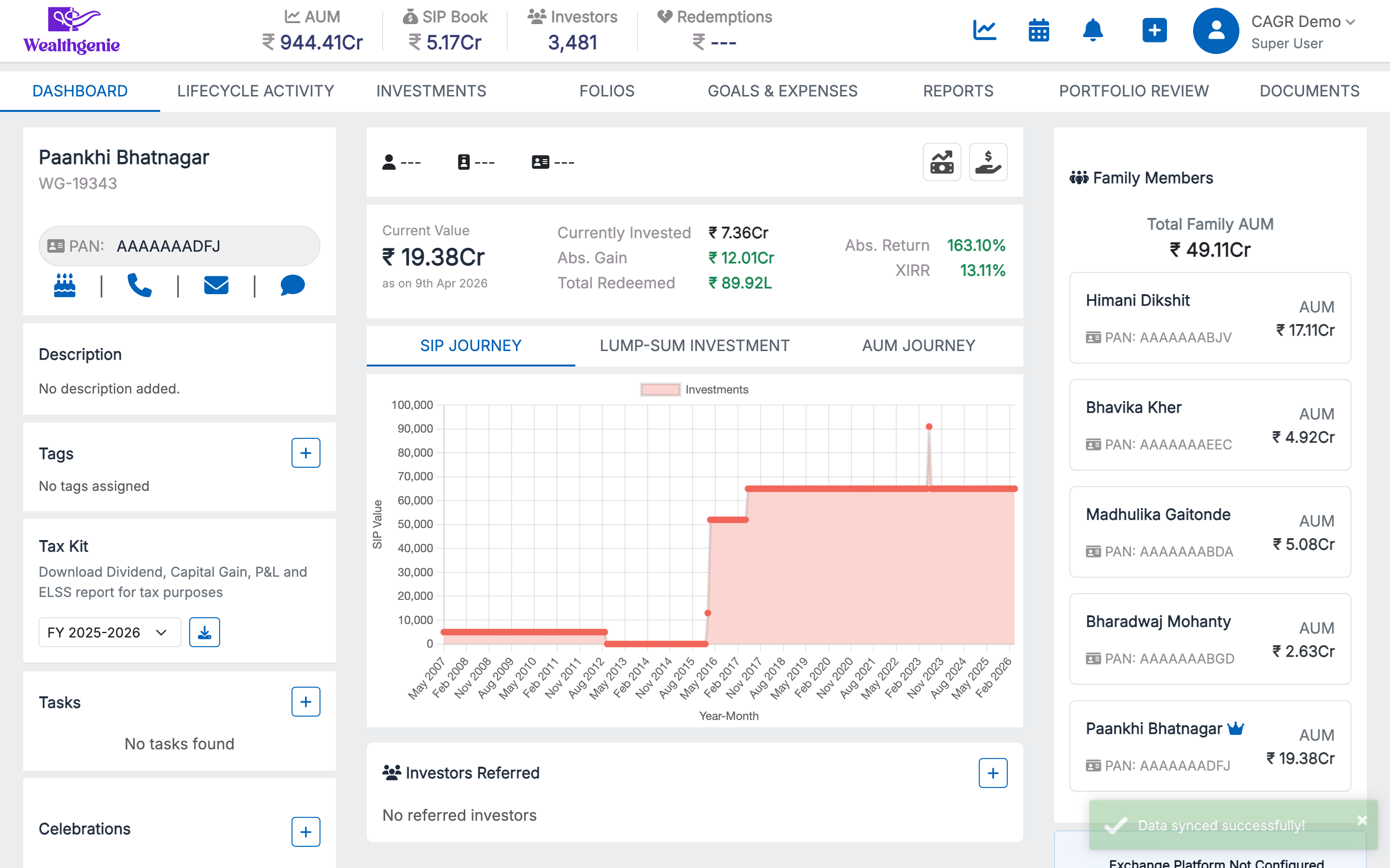 Investor360 Dashboard